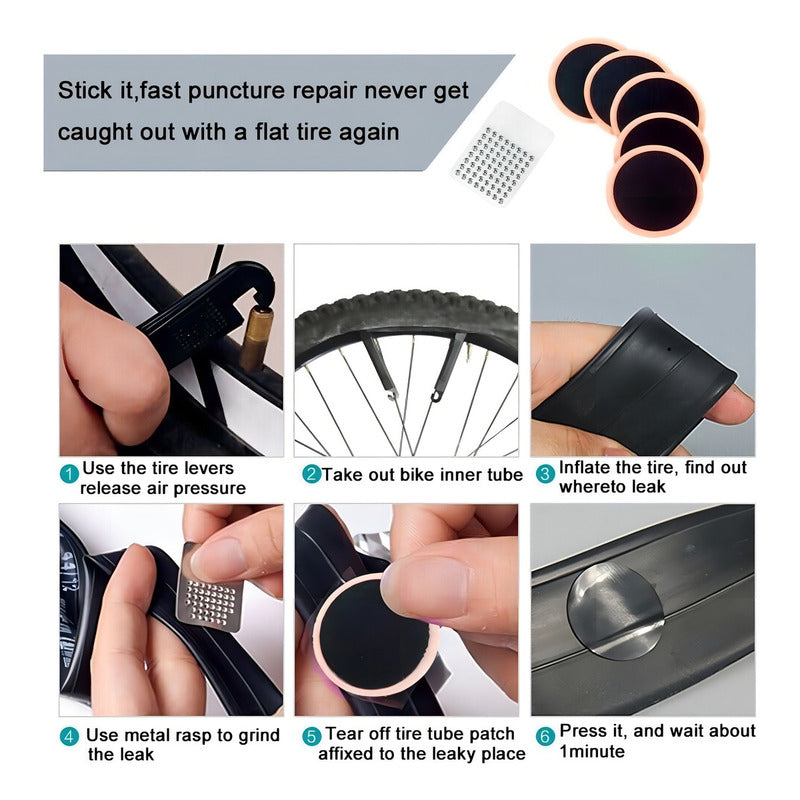 Kit De Herramientas Para Bicicletas, Llaves, Parche De Bomba, Reparación De Bicicletas