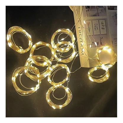 X2 Cortina Cascada Luces Hada Solar Luces Led Navidad 3x2