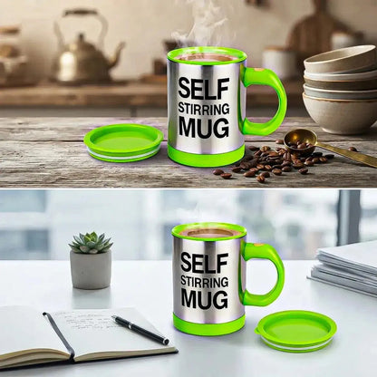 Taza Cafe Taza Para Cafe Taza Café Eléctrica Taza Agitador Verde Removedor Verde Okshop Tazas Mezcladoras Eléctricas Vaso Agitador Automático Taza Batidora Verde Tazas Electricas Tazas Okshop Liso