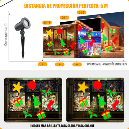 Proyector Luces Navidad Luces Navideñas Proyector De Navidad