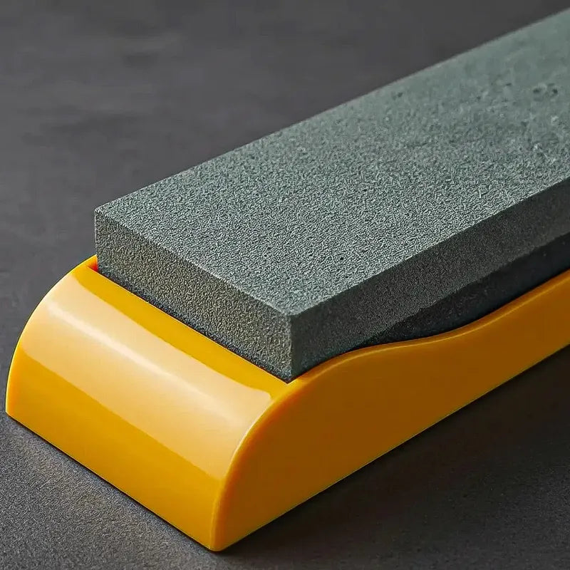 Piedra Para Afilar Cuchillos De Cocina Profesional Con Doble Grano Y Base Antideslizante Rosa