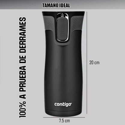 Vasos Contigo Mug Contigo Vaso Termico Contigo Vaso 473 Ml Vaso Termico Contigo Acero Inoxidable 473ml Okshop Vasos Termicos Cafe Sistema Antigoteo Libre Bpa Mug Contigo Antiderrame Gris