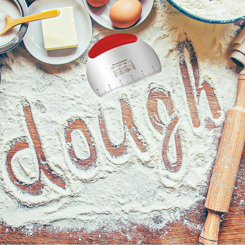 Espatula Cortador Masa Raspador Y Cortador De Masa Espatulas Rosa