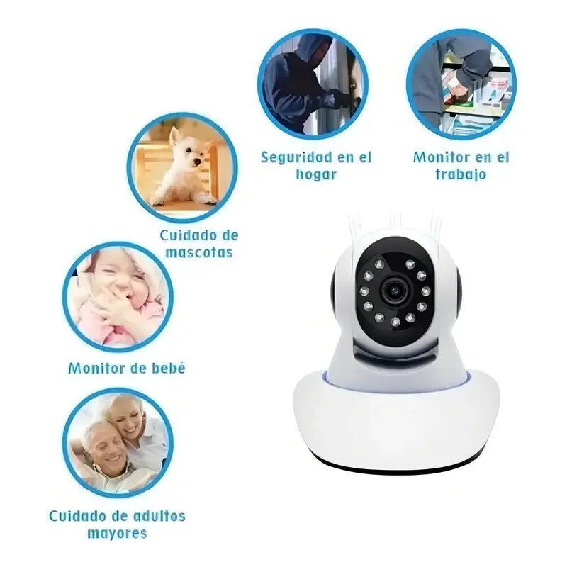 Camara De Seguridad Ip Motorizado P2p Wifi Vision Nocturna