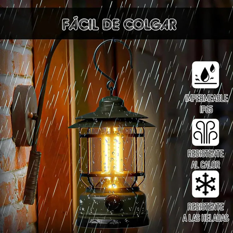 Lampara De Camping Lampara Recargable Lampara Portatil Usb Negro Okshop Lámpara Led De Camping Linterna Led Recargable Lampara Para Carpa Linterna De Camping Recargable Negro Lampara Camping Negro