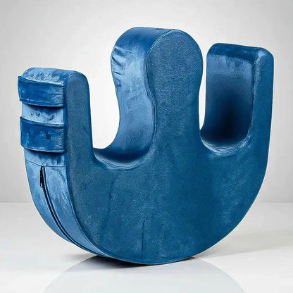 Almohada De Giro Almohadilla De Transferencia Ayuda De Giro De Paciente Okshop Dispositivo De Giro Para Pacientes Almohada De Rotación Dispositivo De Torneado Para Pacientes Postrados Azul