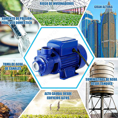 Bomba Centrifuga 1/2hp Bomba Agua 1/2hp Bomba Agua Electrica - Azul - 50 Hz
