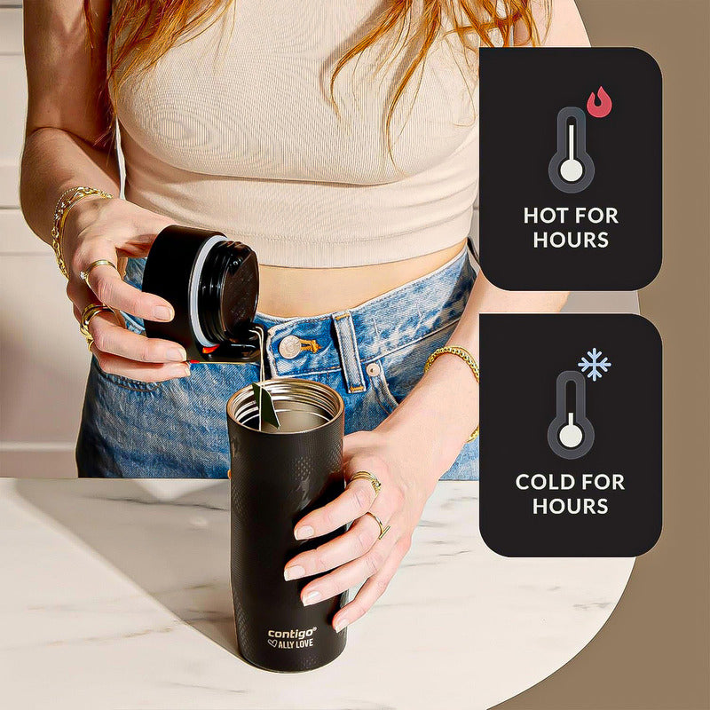 Vaso Termico Contigo Vaso Vaso Termico 473ml Vasos Contigo Beige Ally Love