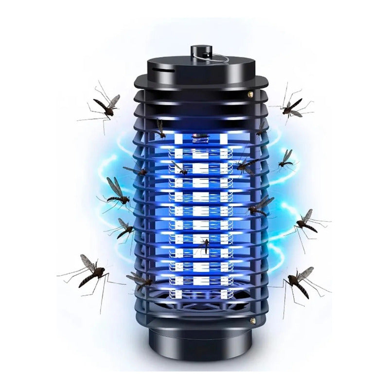 X4 Lampara Mata Insectos Mata Moscas Mosquito Colgante Luzuv Negro
