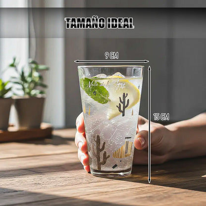 Set 4 Vasos De Vidrio Vasos Vidrio Jugo Juego Vasos Chile Vidrio