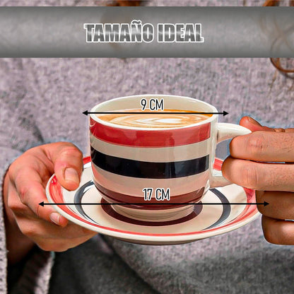 Juego De Tazas Tazas Para Cafe Set 6 Tazas Juegos De Tazas Modelo 1 Tazas