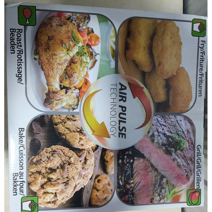 Freidora De Aire Eléctrica 4.8l Air Fryer Cocina Sin Aceite Color Negro