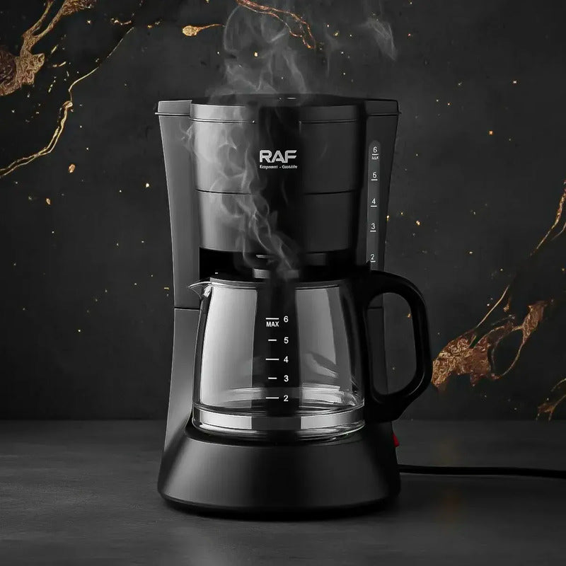 Cafetera Electrica Maquina De Cafe Cafetera 6 Tazas Cafetera De Goteo Okshop Máquinas De Café Con Filtro Cafetera Electrica 600w Cafeteras Automaticas Cafeteras 6 Tazas Negro Con Cuchara