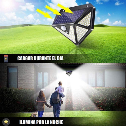 Lamparas Solares Jardin Farol Solar Exterior Foco Led Farole Negro