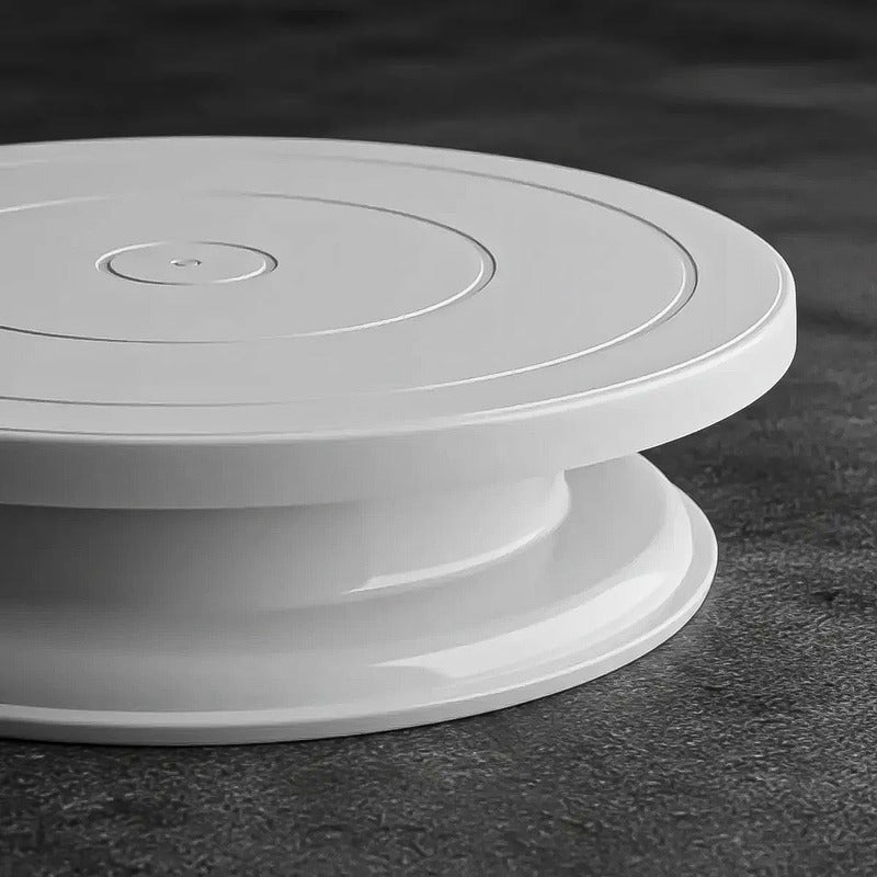 Base Para Torta Porta Torta Base Torta Base Giratoria 28cm Blanco