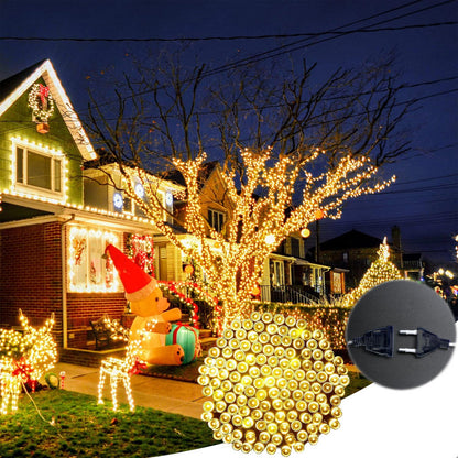 Luces Navidad Guirnalda 200 Led Cadena Luces Led Navidad 12m