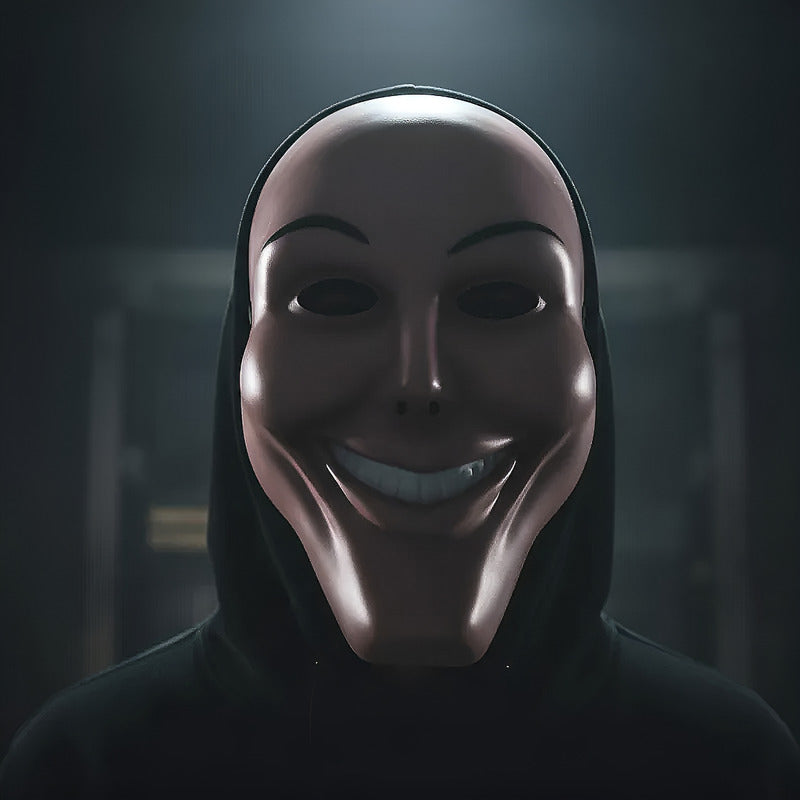 Máscara La Purga Máscara De Halloween Disfraz Mascaras Hallo Rosa La Purga Sonrisa