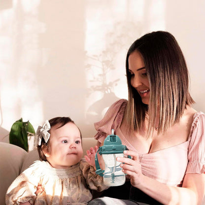 Vasos Antiderrame Vaso Con Bombilla Vaso Tomajugo Niño 280ml Rosa Estrella