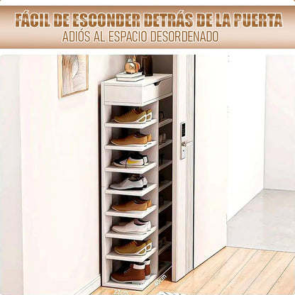 Zapatero Recibidor Mueble Zapatos Mueble Zapatero 14 Pares Blanco