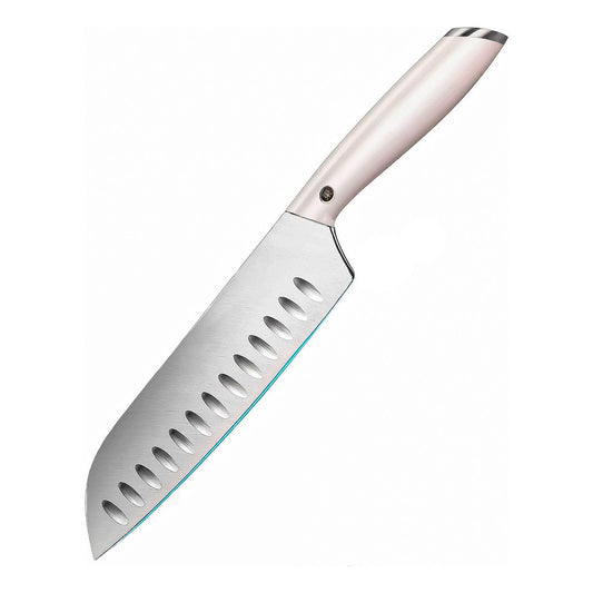 Cuchillo Carnicero Cuchillo De Cocina Cuchillo Chef Santoku Blanco
