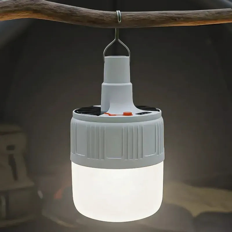 Lampara De Camping Lampara Camping Solar Lampara Para Carpa Okshop Lampara Camping Recargable Luz Fria Bombilla Colgante Ampolleta Solar Recargable Camping Usb Lampara Solar Emergencia Blanco