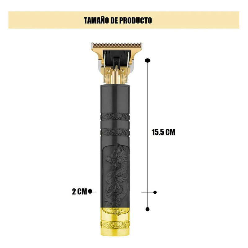 Afeitadora Eléctrica Multifuncional Okshop Inalámbrica Negro/dorado R.428
