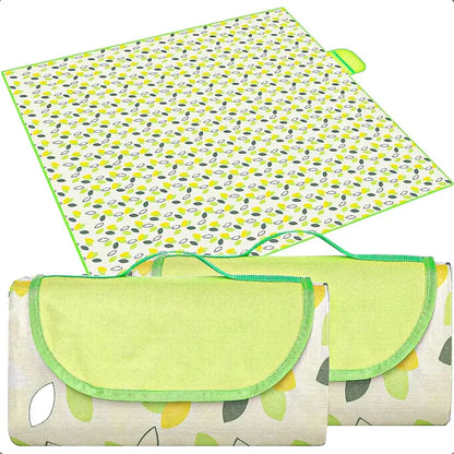 Pack 2 Manta Plegable Picnic Alfombra Manta Picnic 150x200 Hojas