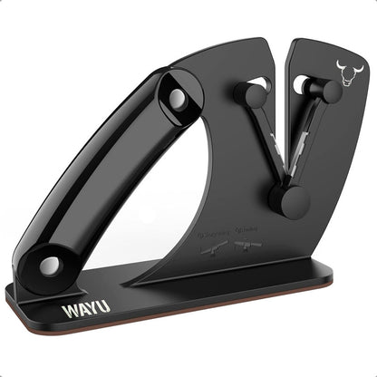 Afilador De Cuchillo Wayu Afilador De Cuchillos Profesional Arcashopping Afilador Cuchillo Wayu Afiladores Manuales Para Cuchillos Afilador Portatil Negro