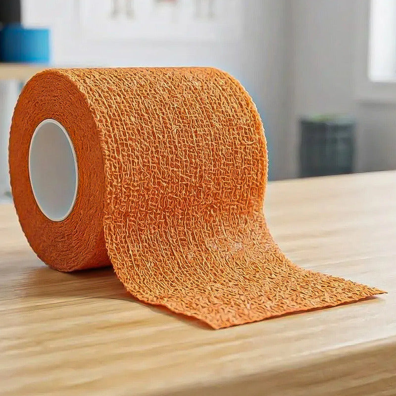 Cinta Kinesiologica Venda Autoadhesiva Elástica Venda 5m Naranja