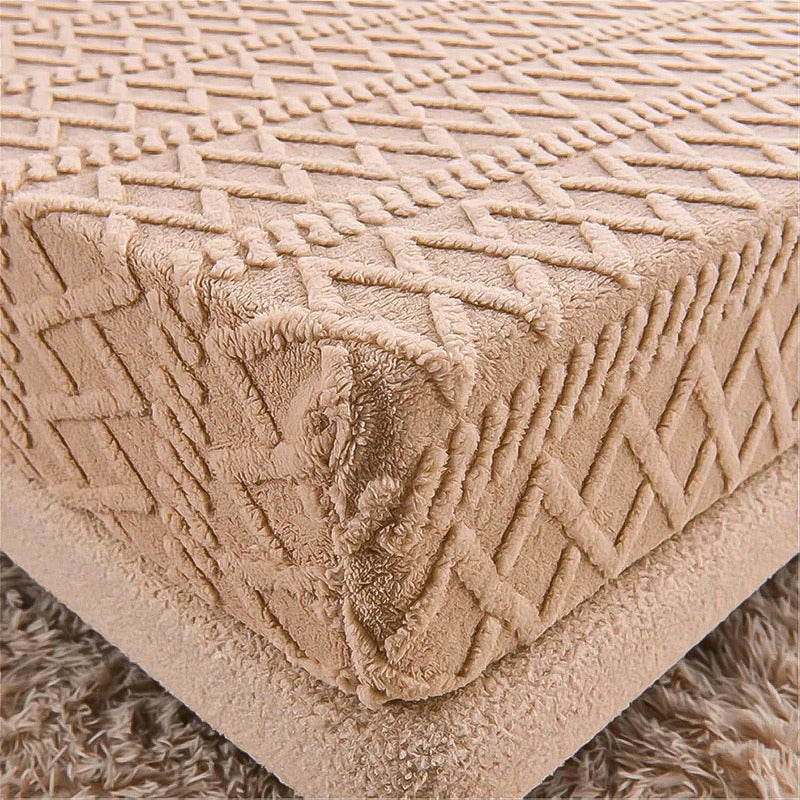 Sábana Bajera Polar Sábana Bajera Elástica Protector 150x200 Marrón Oscuro