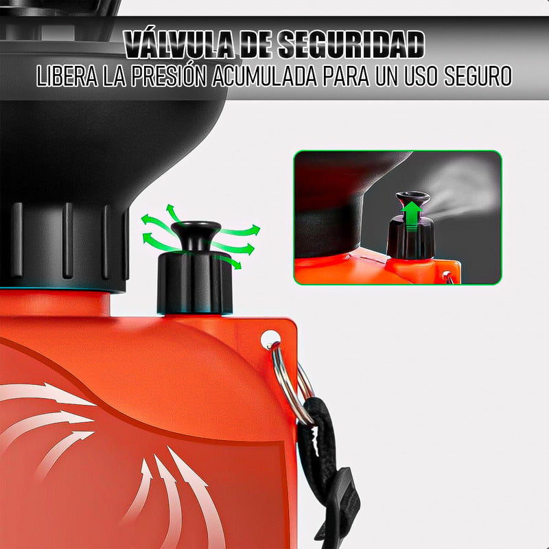 Pulverizador Agua Regadera Plantas Rociador Pulverizador 8l Naranja