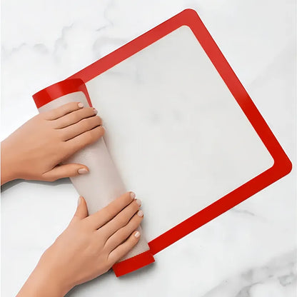 Lamina De Silicona Para Horno Antiadherente Silpat Galleta Blanco