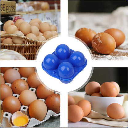 Pack 2 Organizador Huevos Dispensador De Huevos Porta Huevo Azul