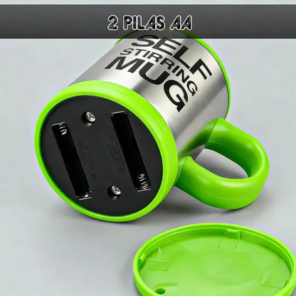 Taza Cafe Taza Para Cafe Taza Café Eléctrica Taza Agitador Verde Removedor Verde Okshop Tazas Mezcladoras Eléctricas Vaso Agitador Automático Taza Batidora Verde Tazas Electricas Tazas Okshop Liso