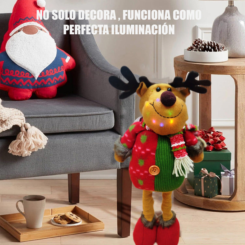 Monos Patas Largas Navidad Pascuero Reno Muñecos Navideños