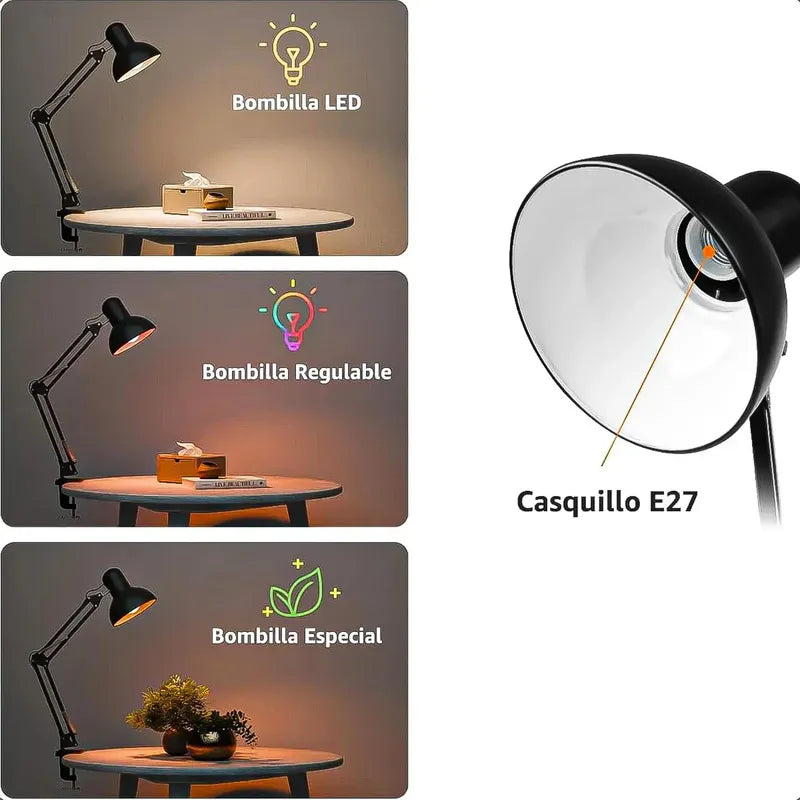 Lampara Escritorio Lampara Velador Lamparas De Lectura Noche Rojo Okshop Lampara De Sobremesa Luz De Lectura Lamparas De Mesa Rojo Lampara Mesa Lamparas Velador Rojo Lampara Led Rojo