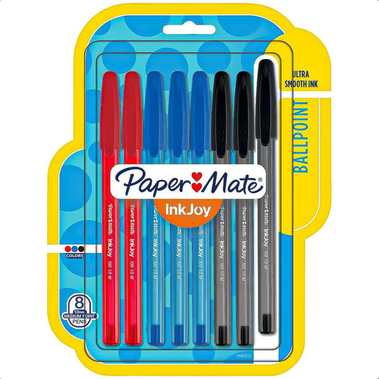 Boligrafos Lapiz Kilométrico Bolígrafos De Punta Media Lapiz Rojo/azul/negro Transparente