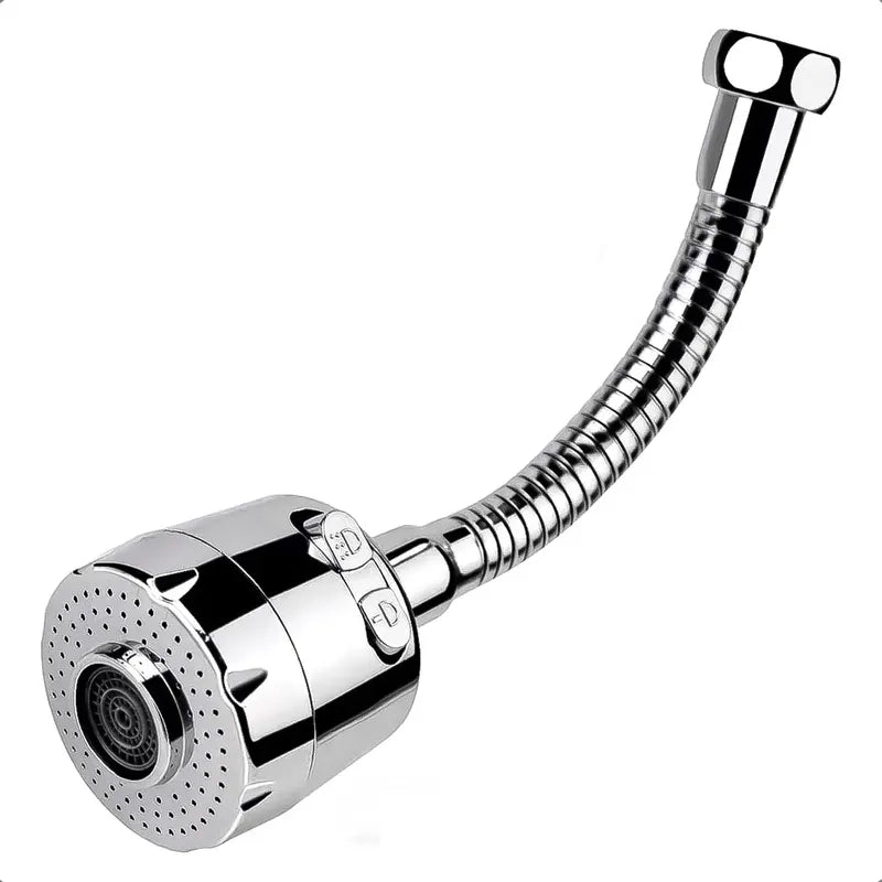 Cuello Flexible Giratorio Extension Lavaplatos Extensor Grif Gris Brillante