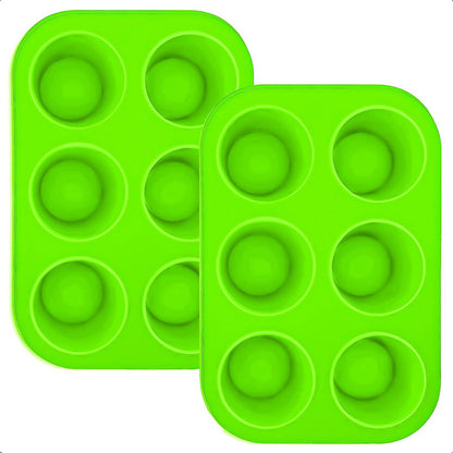 Molde Silicona Pack 2 Moldes Cupcakes Moldes De Silicona Rep Verde