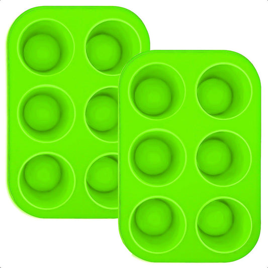 Molde Silicona Pack 2 Moldes Cupcakes Moldes De Silicona Rep Verde