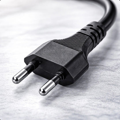 Pack De 4 Cables De Alimentación Universal Arcashopping Con 3 Clavijas, De 1.5 Metros Negro