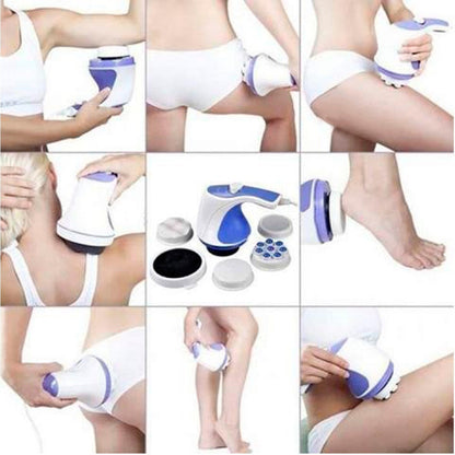 Pistola Masaje Masajeador De Espalda Masajeador Reductivo Blanco/azul