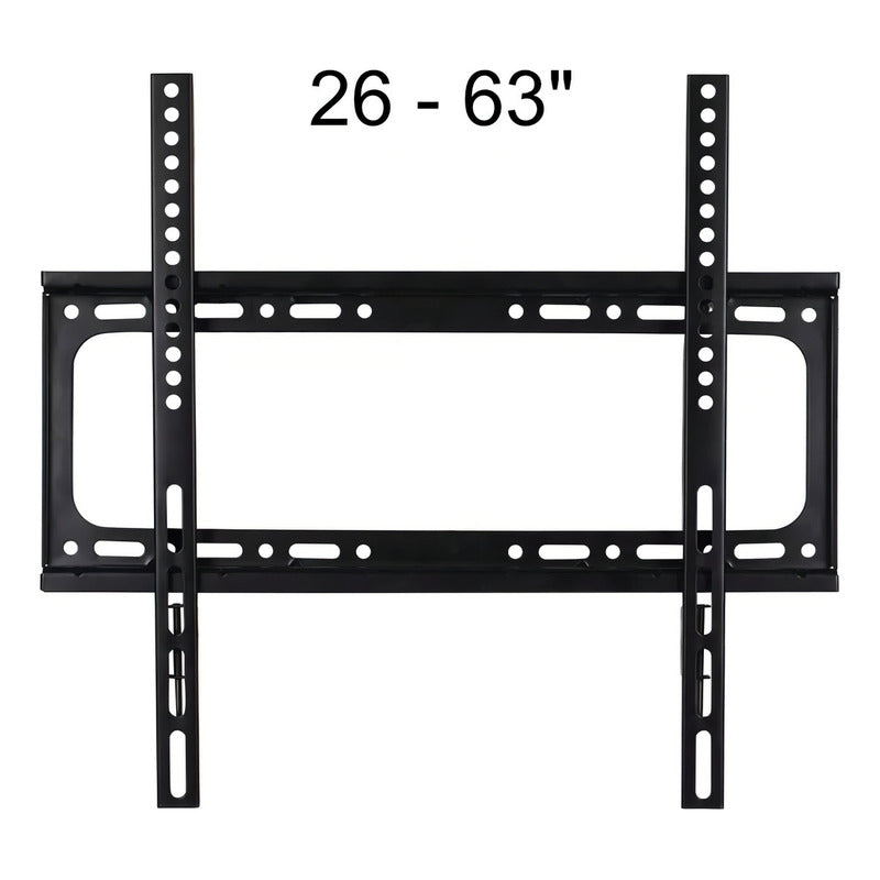 Soporte De Pared Fijo Okshop Para Tv De 26 A 63 Pulgadas Y Hasta 45 Kg Negro