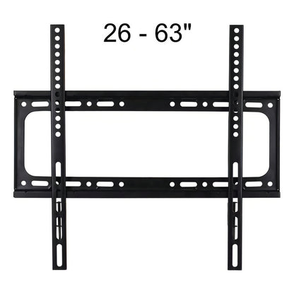 Soporte De Pared Fijo Okshop Para Tv De 26 A 63 Pulgadas Y Hasta 45 Kg Negro
