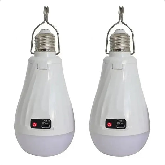 Pack 2 Ampolletas Led 20w Ampolleta Emergencia Ampolleta Led Blanco Frío