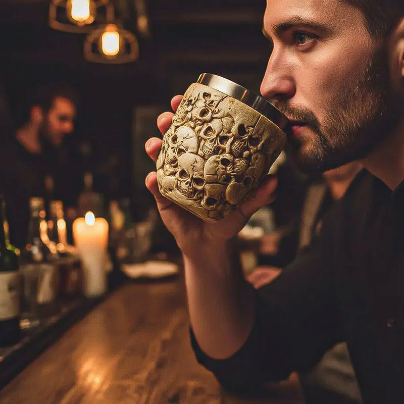 Vasos Shot Shoperos Cerveceros Vaso Calavera Vaso Shopero Beige