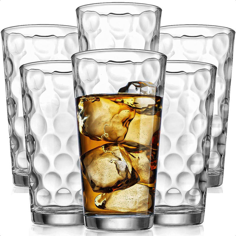 Set 6 Vasos De Vidrio Vasos Postres Juego De Vasos 300 Ml Vidrio