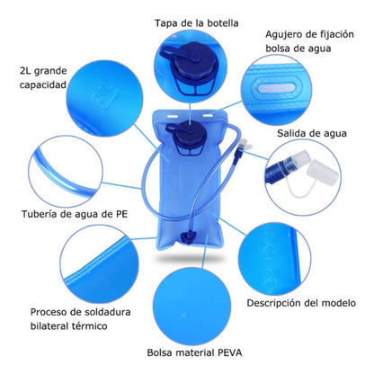 Bolsa Hidratacion Ciclismo Mochila Camelback Trekking 2l