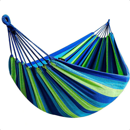 Hamaca Colgante Hamacas De Jardin Hamaca Colgante 2 Plazas Hamacas Chile Algodon Hamacas Colgantes Amacas Poliester Transpirable Hamaca Paraguaya Tradicional Senderismo Okshop Azul