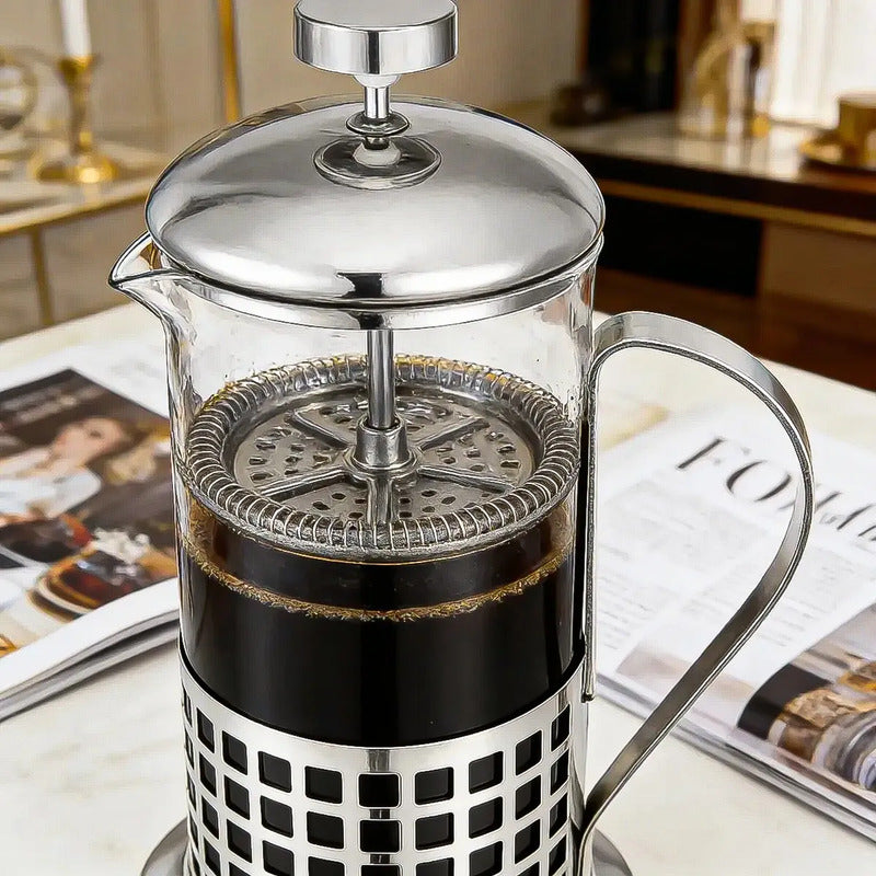 Cafetera Francesa Vidrio Cafetera Francesa 600ml Cafetera Modelo Grano Cafe